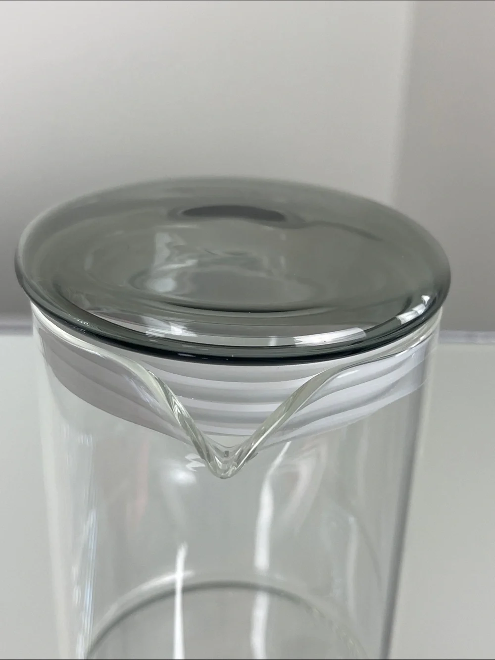 CB2 Eat Your Greens Salad Jennifer Fisher Dressing Glass Container 15oz.